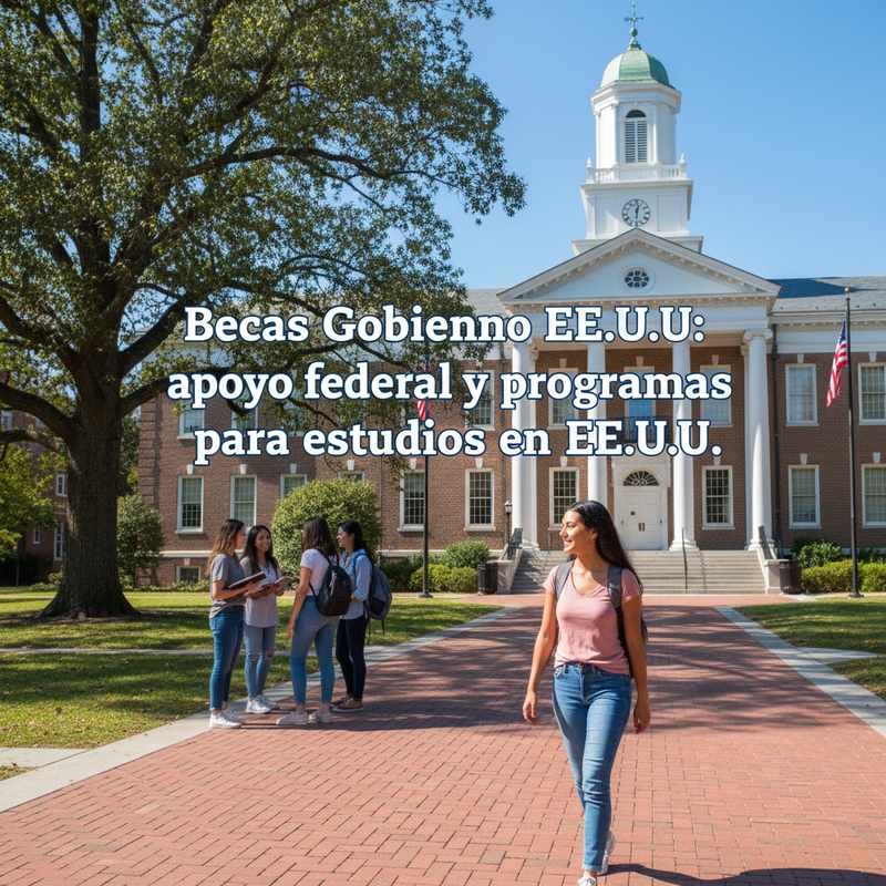 Becas Gobierno EE.UU.: apoyo federal y programas para estudios en EE.UU.